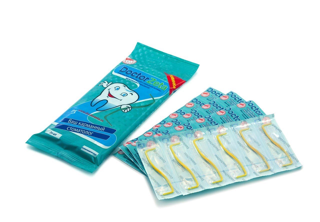 Межзубные стимуляторы-зубочистки Z-образной формы ДОКТОР ЗЕТА