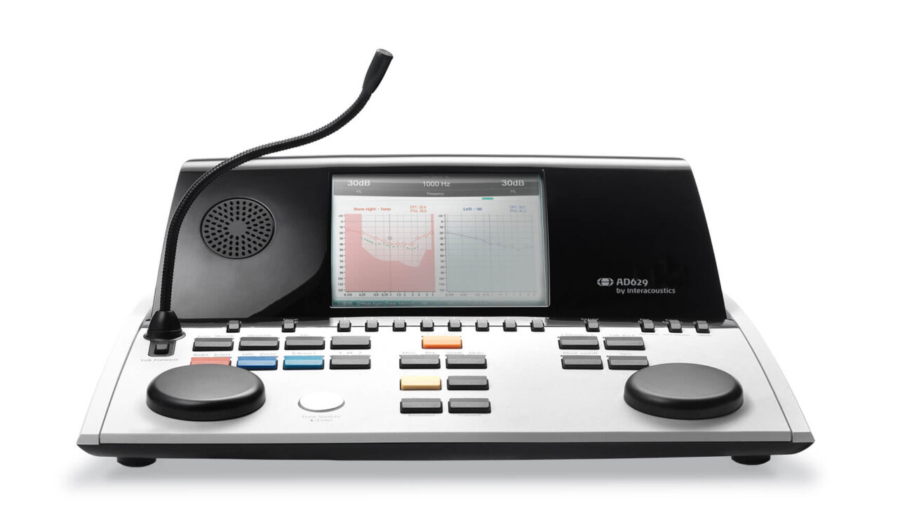 Аудиометр AD629 Interacoustics — диагностический двухканальный аудиометр из Дании