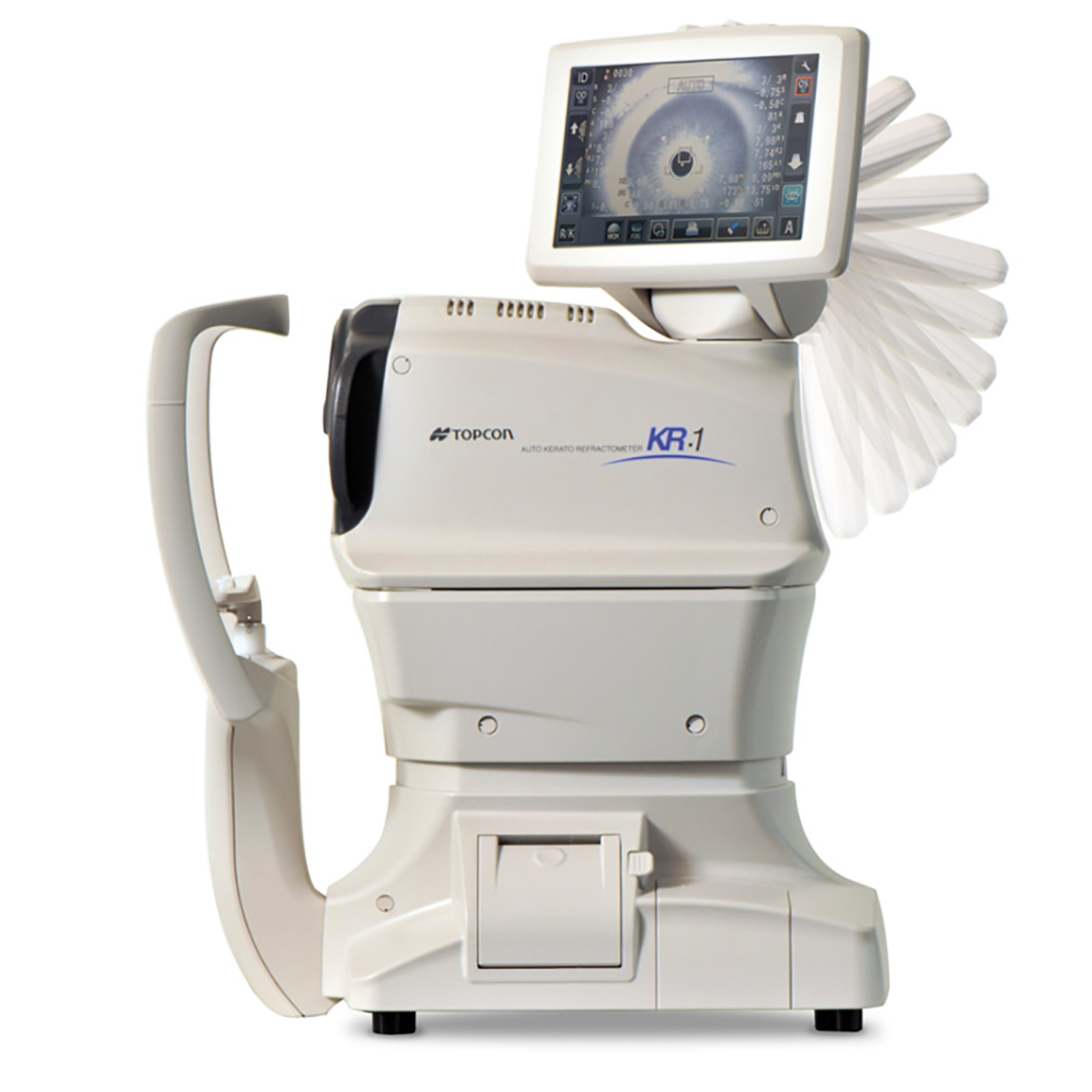 Авторефрактометр KR‑1 Topcon (Топкон KR‑1) — автоматический рефкератометр с поворотным экраном