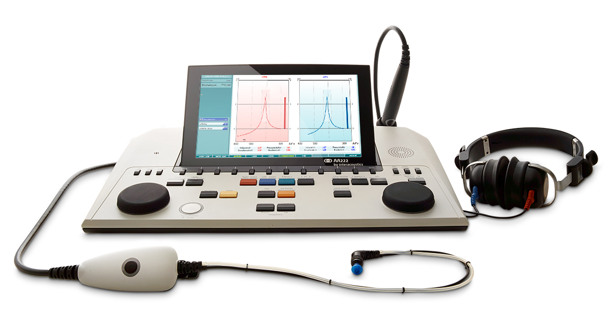 Совмещённый аудиометр AA222 Interacoustics — аудиометр и импедансометр для ЛОР‑диагностики