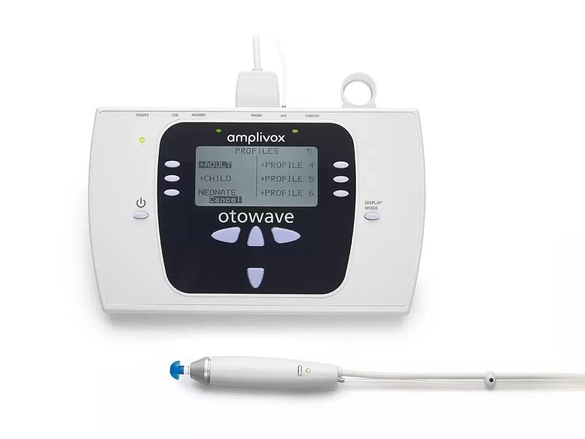 Тимпанометр Amplivox Otowave 302 — автоматическая тимпанометрия, акустические рефлексы, USB‑интеграция